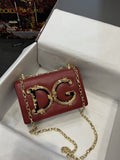 GLAMI Nappa GLAMI Girls Shoulder Bag Burgundy For Women 8.3in/21cm GLAMIÃ‚Â 
