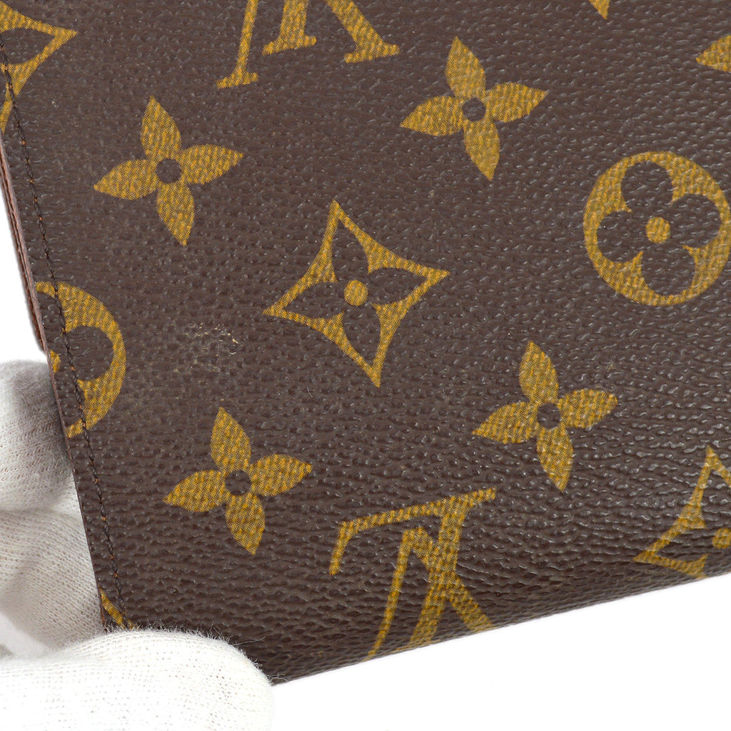 Louis Vuitton 2001 Monogram Porte Tresor Etui Papier M61202