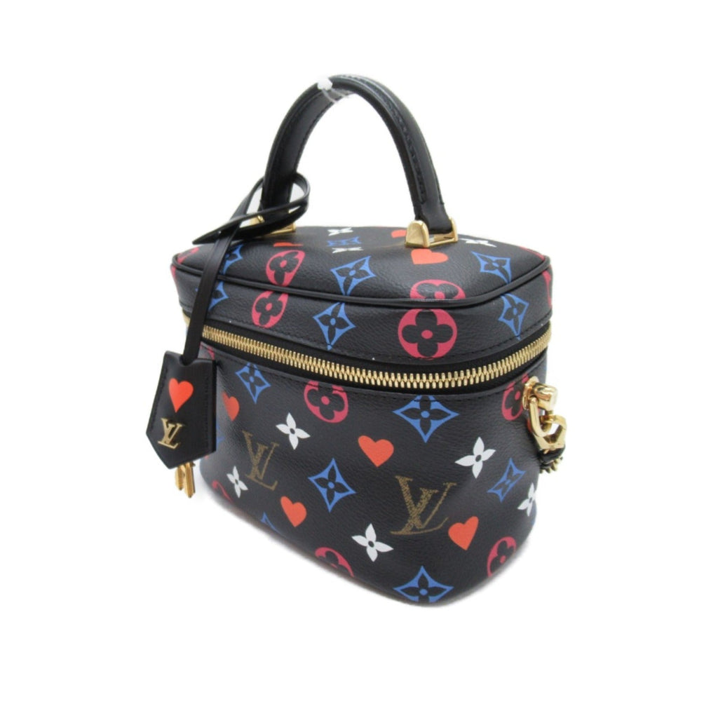 Louis Vuitton Louis Vuitton Vanity PM Shoulder Bag PVC Coated Canvas Gameon Monogram  Black M57482