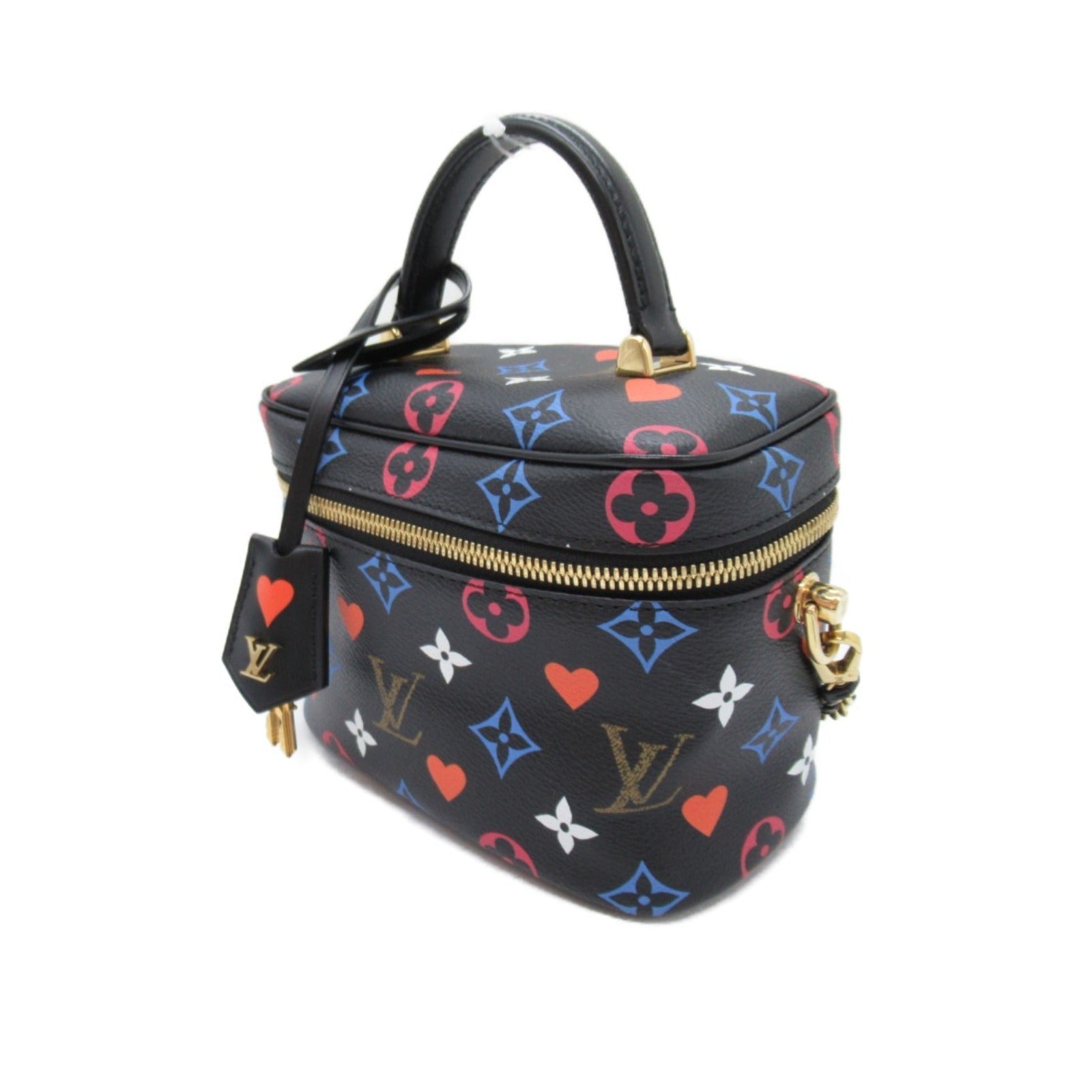 Louis Vuitton Louis Vuitton Vanity PM Shoulder Bag PVC Coated Canvas Gameon Monogram  Black M57482