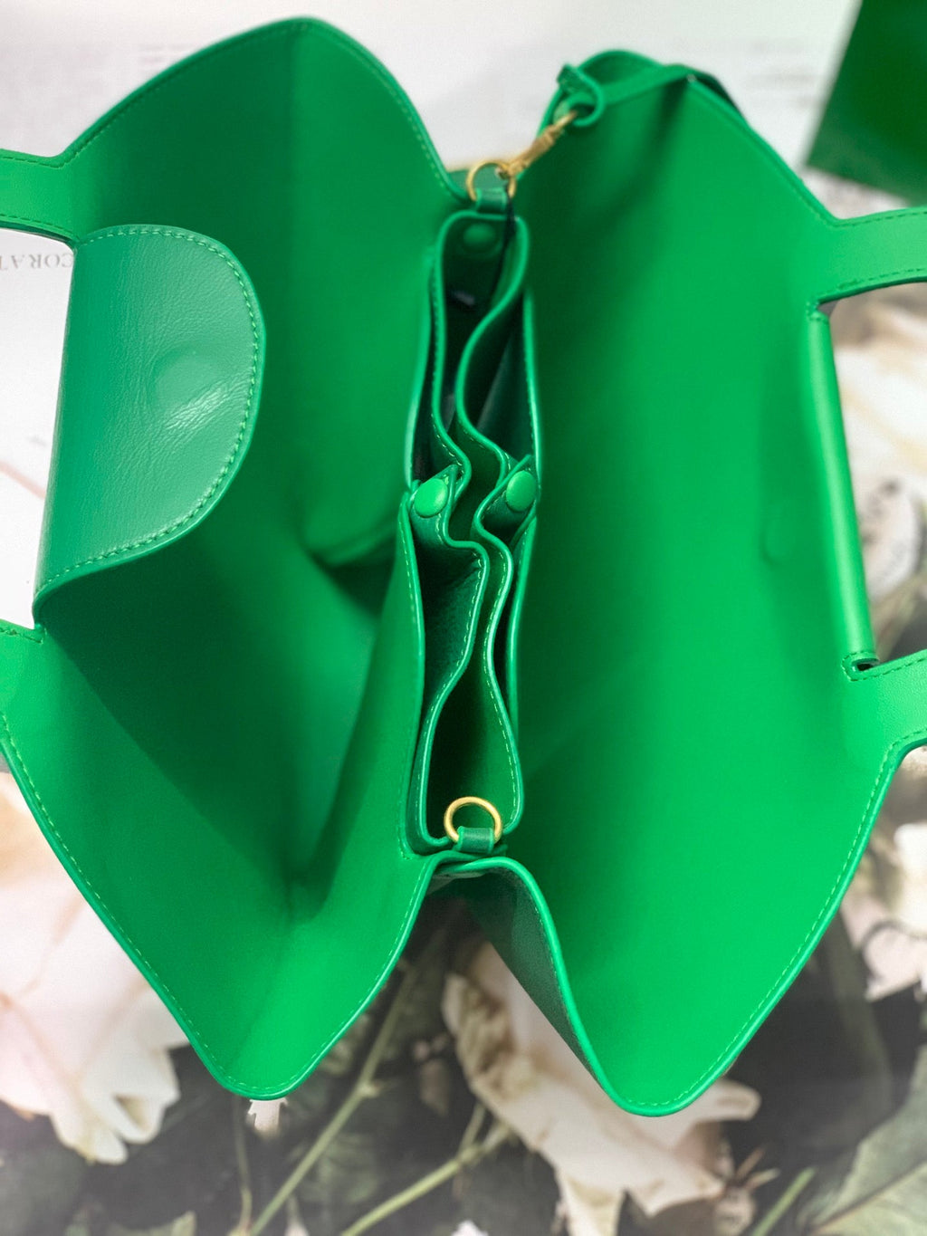 GLAMI Handle Bag Green, For Women, WomenÃƒÂ¢Ã¢â€šÂ¬Ã¢â€žÂ¢s Bags 12.6in/32cm