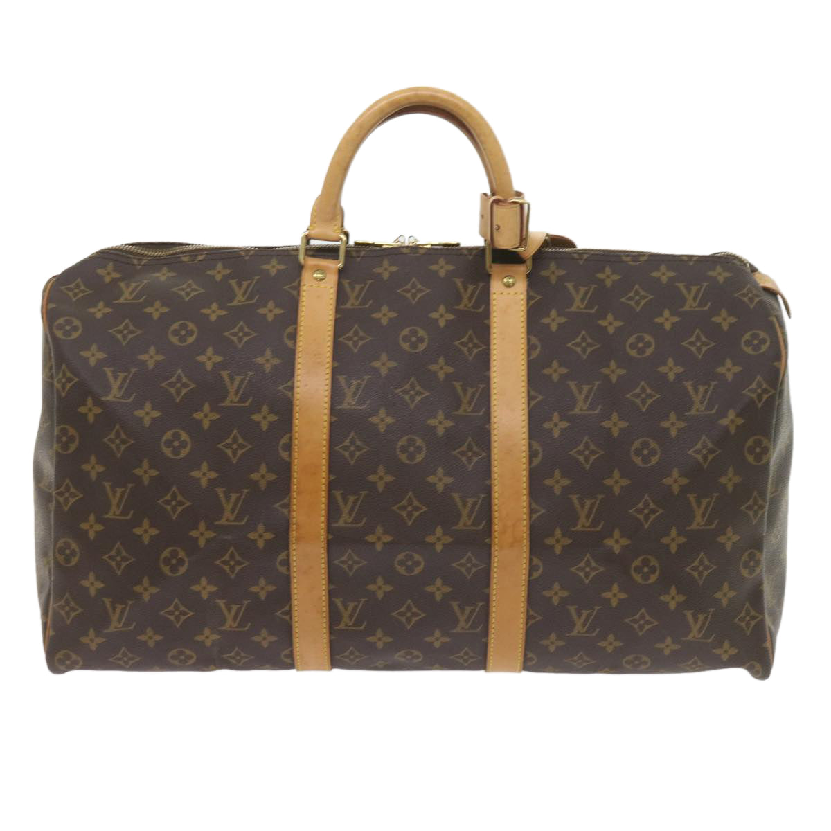 Louis Vuitton Keepall 50  Canvas Travel Bag ()