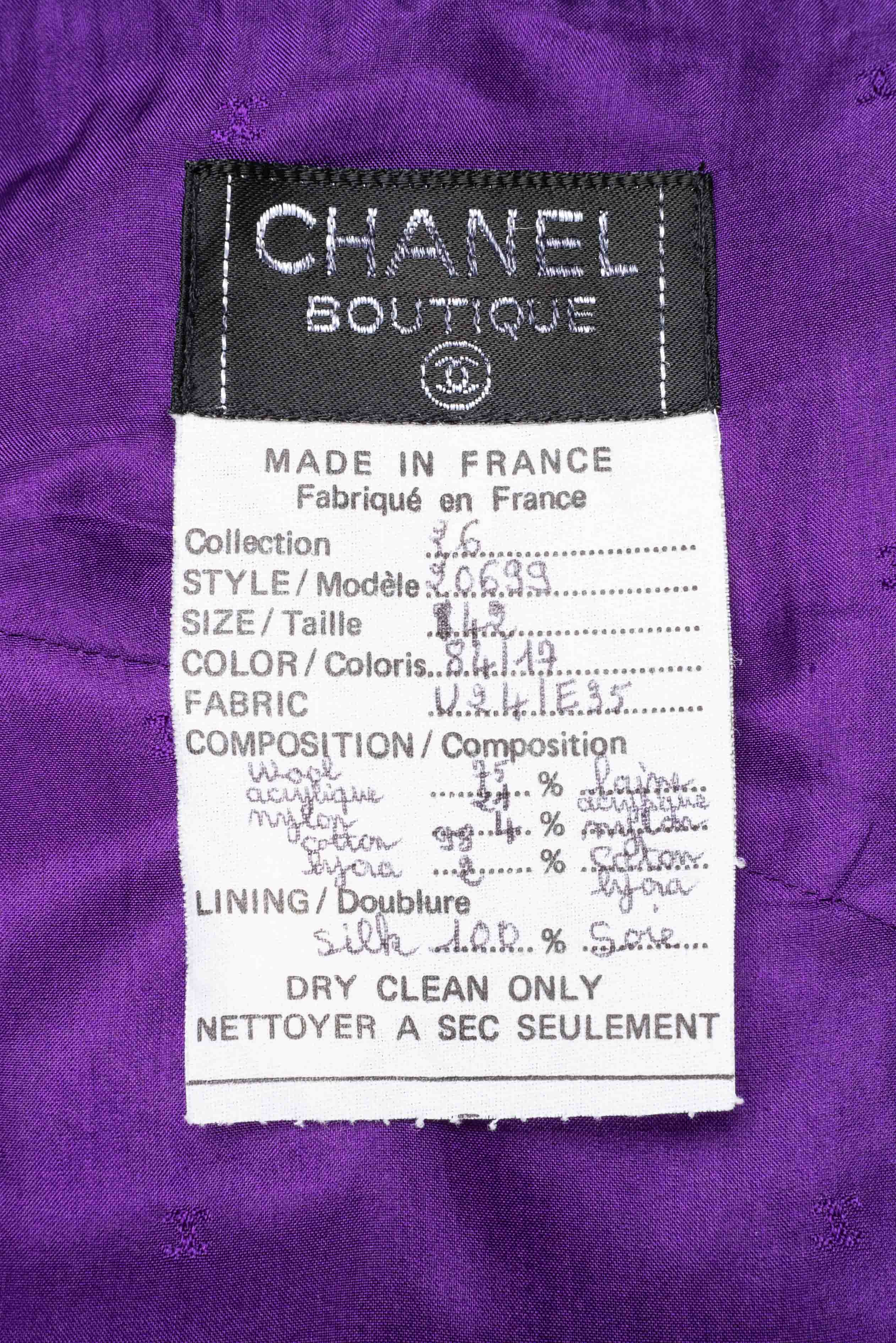 Ensemble tailleur Chanel Automne 1991