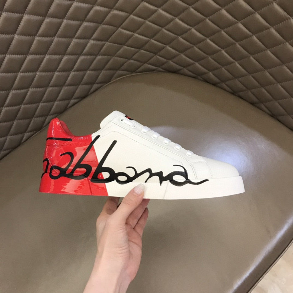 DolGLAMI &amp; GaGLAMIana Portofino Sneakers White/Red For Men GLAMI Shoes