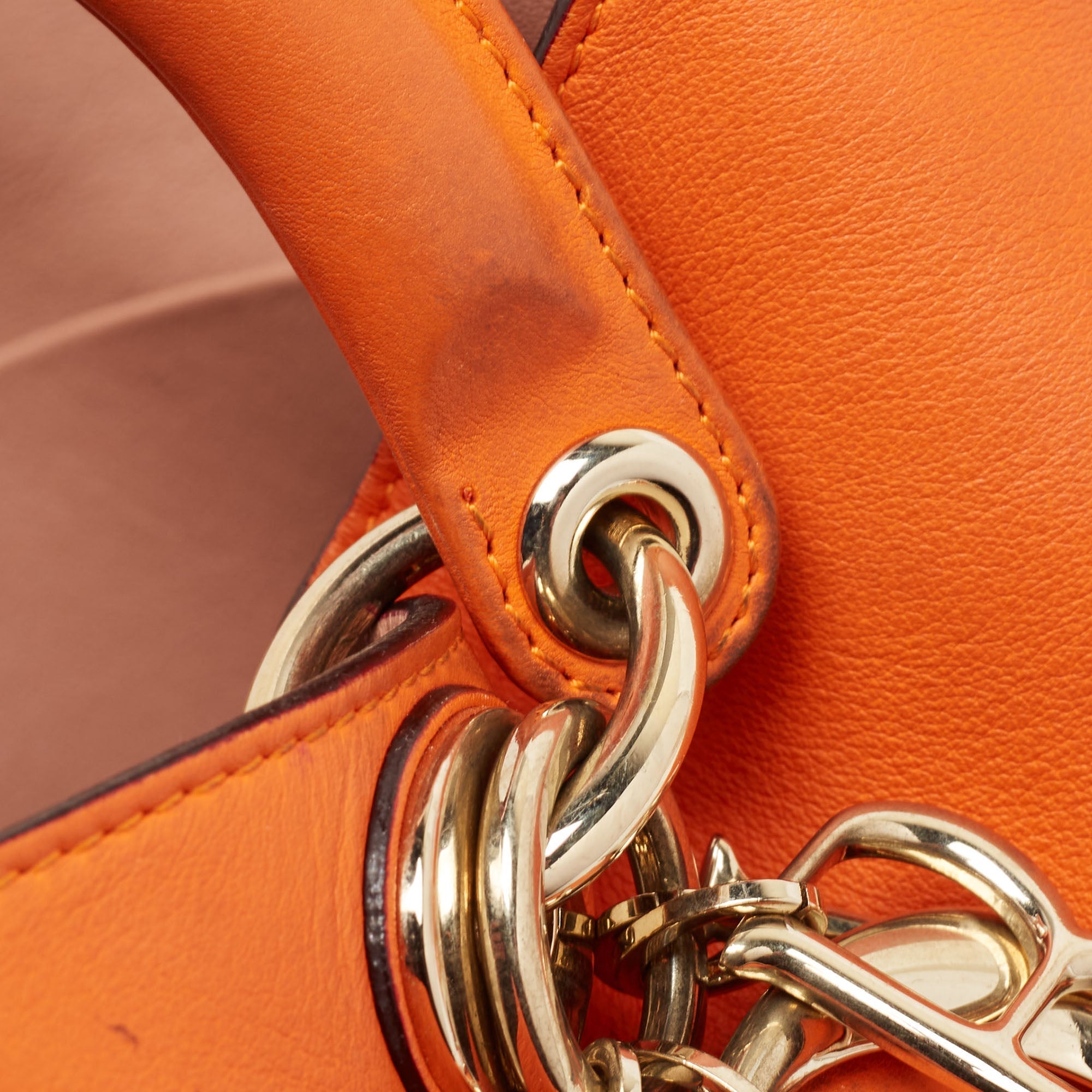 Dior Leather Large Diorissimo Shopper Tote
