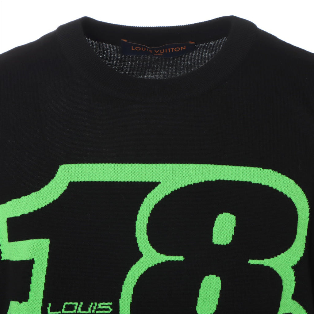 Louis Vuitton 22AW Cotton x Nylon Half-Hand M  Black x Green RM222
