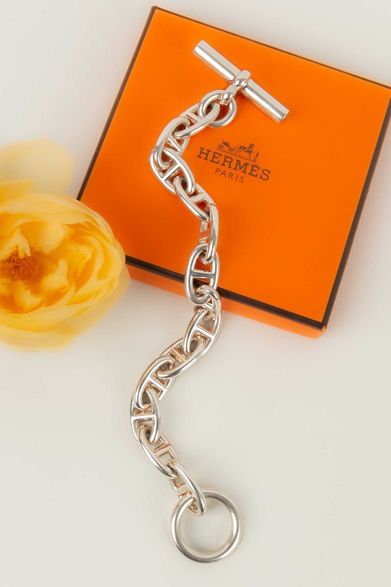 Bracelet chaÃƒÆ’Ã‚Â®ne d'ancre HermÃƒÆ’Ã‚Â¨s