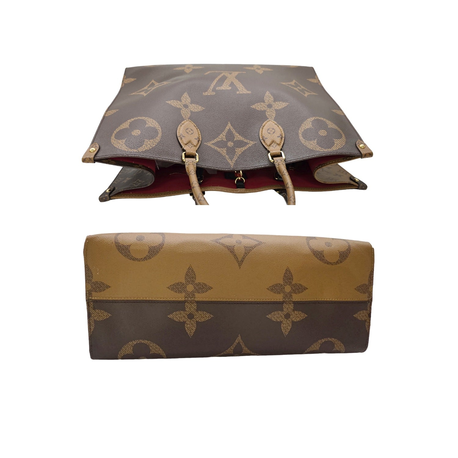 Louis Vuitton Monogram Giant Reverse Canvas Onthego GM Tote