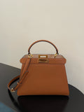 FI GlamI ISeeU Petite Brown Small Bag For Woman 20cm/8in