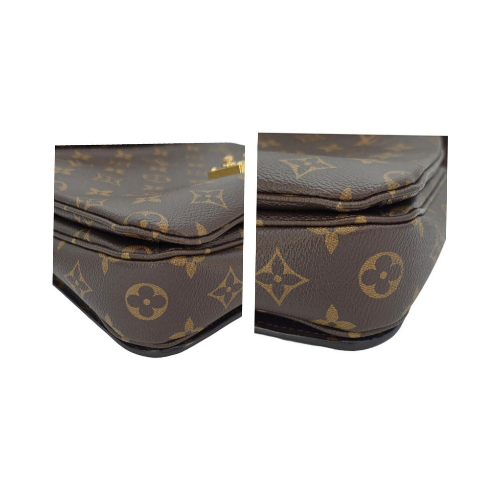 Louis Vuitton 2019 Monogram Canvas Pochette Metis Handbag