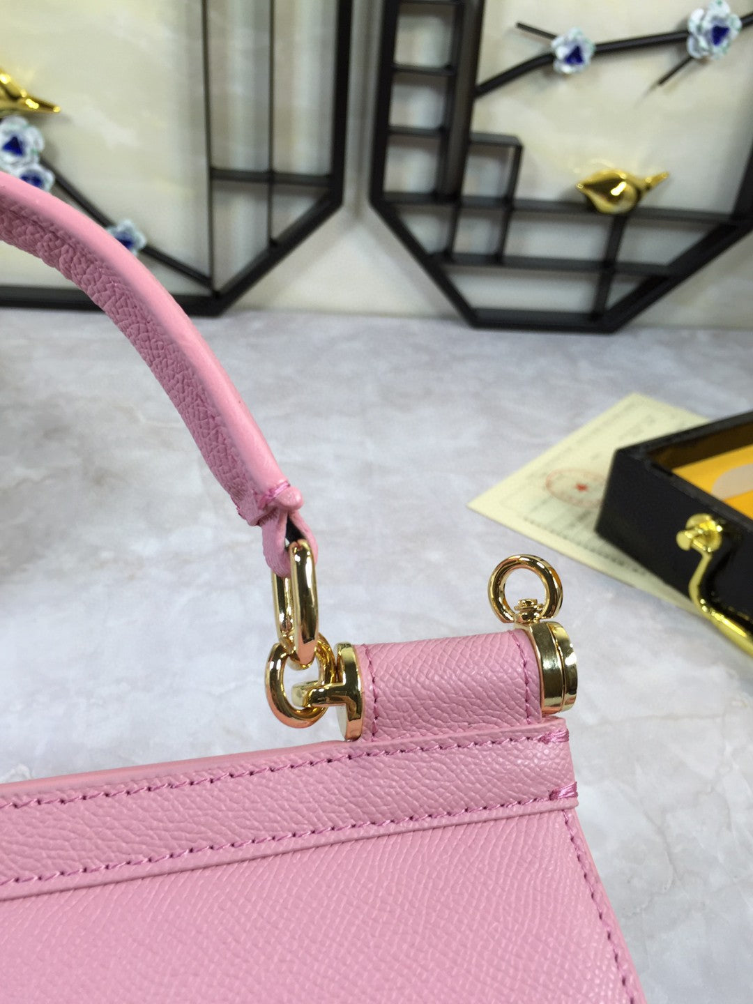 GLAMI MeGLAMIum Sicily Handbag In Dauphine Pink For Women 10.2in/26cm GLAMI GLAMI4347A10018H402