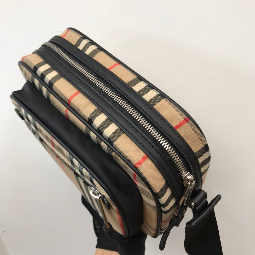 GLAMI Vintage Check And Crossbody Bag For Men, Bags 8.6in/22cm