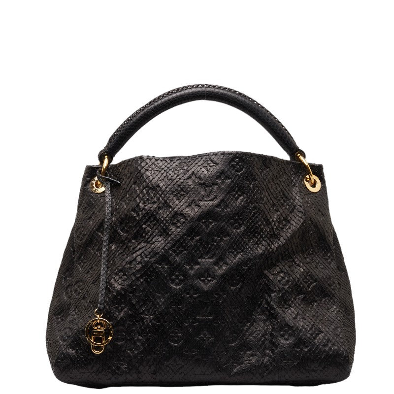 Louis Vuitton Monogram Pearson Artsy MM Shoulder Bag N90885 Black PVC Leather  Louis Vuitton