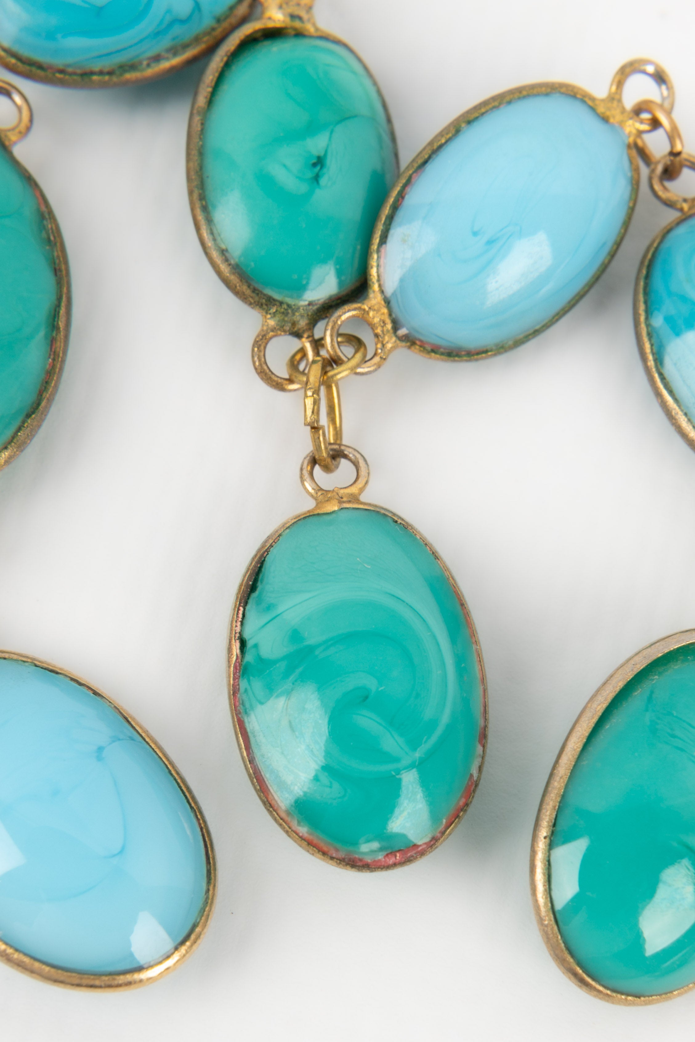 Collier en pÃƒÆ’Ã‚Â¢te de verre Gripoix