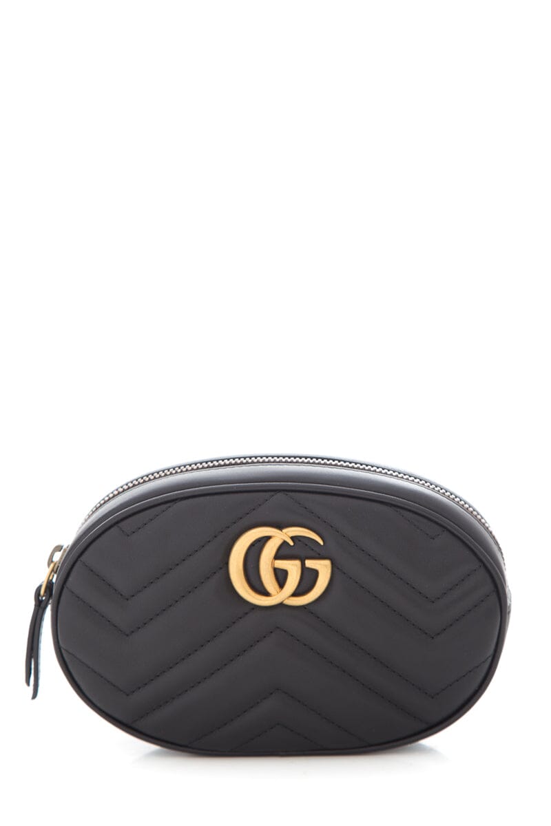 Gucci Black Small Marmont Belt Bag