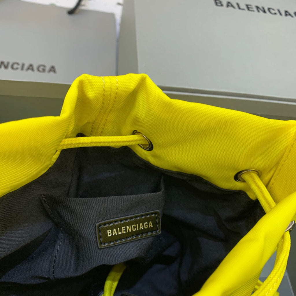 Balen Le Cagole MeGLAMIum Bucket Bag In Yellow, For Women,  Bags 11.8in/30cm