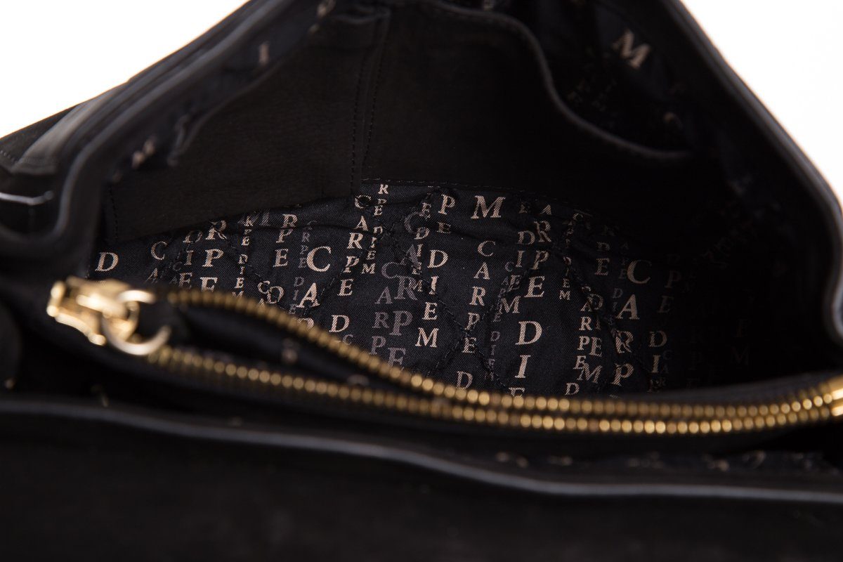 Thomas Wylde Black Skull Handle Bag