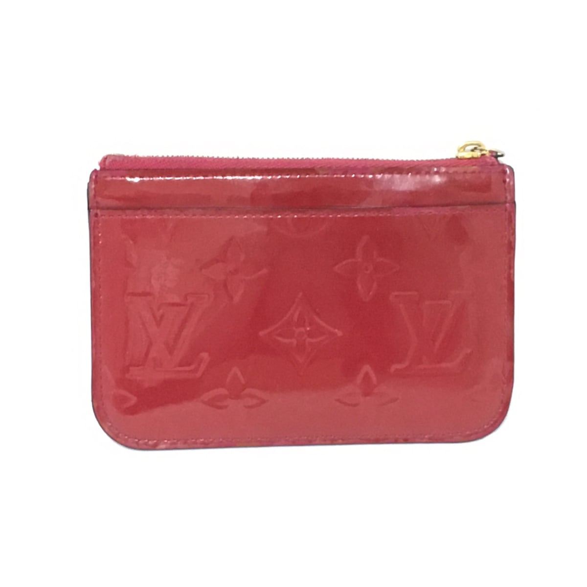 Louis Vuitton Pochette Clés  Patent Leather Wallet  ()