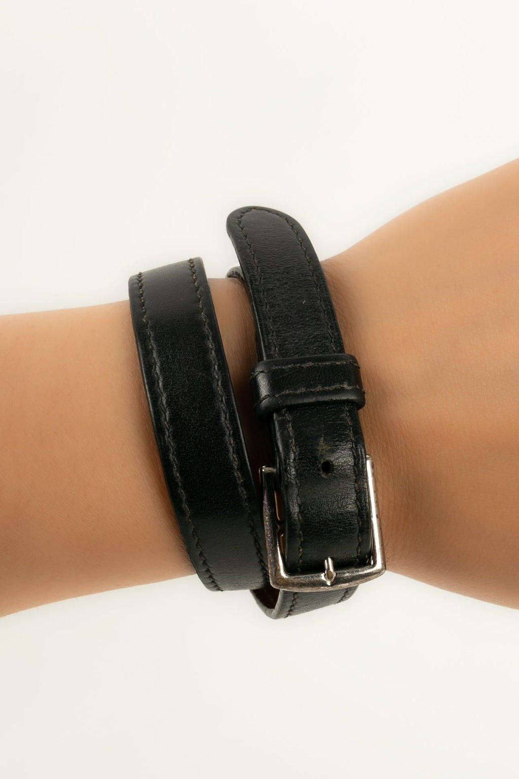 Bracelet / collier en cuir HermÃƒÆ’Ã‚Â¨s