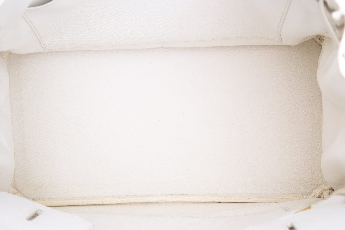 HermÃƒÆ’Ã‚Â¨s 2009 White 35CM Birkin Handbag
