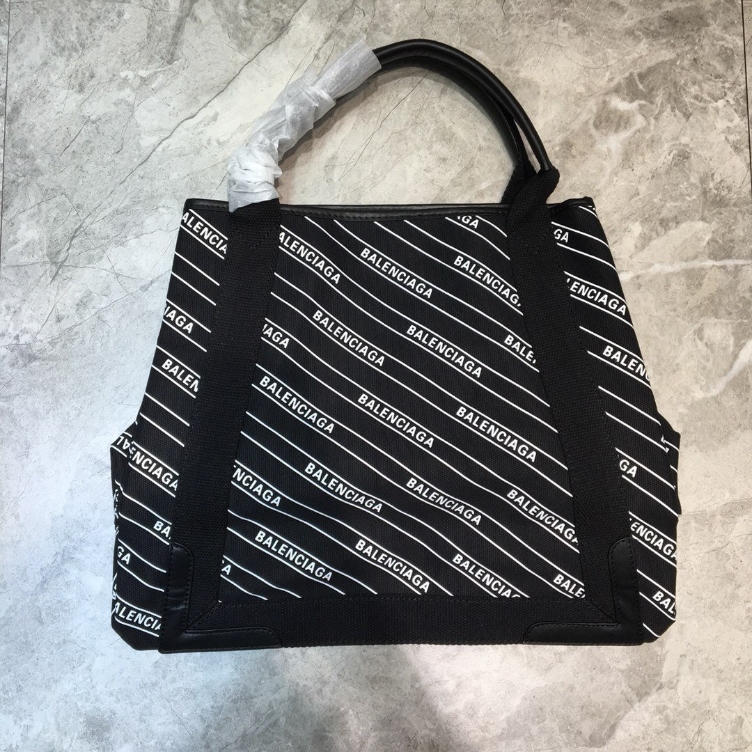 Balen Navy MeGLAMIum Cabas Tote Bag In Black, For Women,  Bags 14.1in/36cm