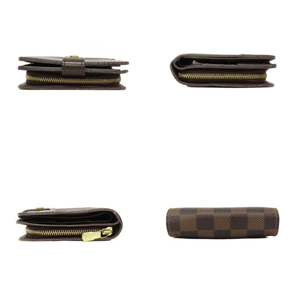 Louis Vuitton Compact  N61668 Wallet Damier Evene Brown Two Fold   Small Others