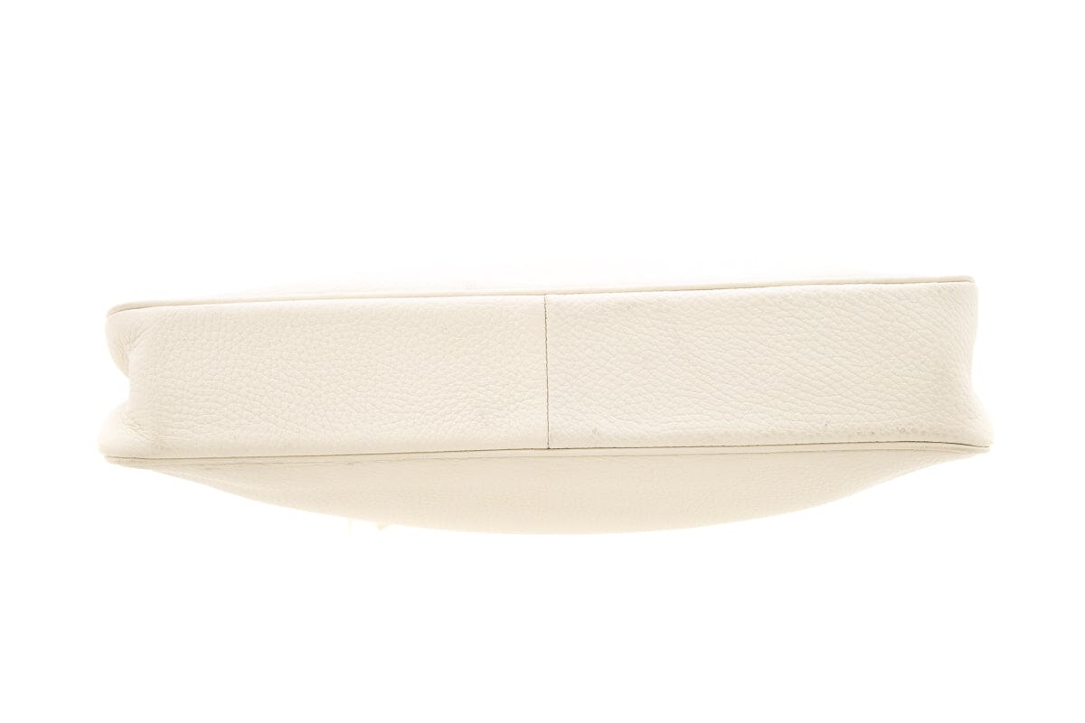 HermÃƒÆ’Ã‚Â¨s 2006 White Massai Leather Handbag