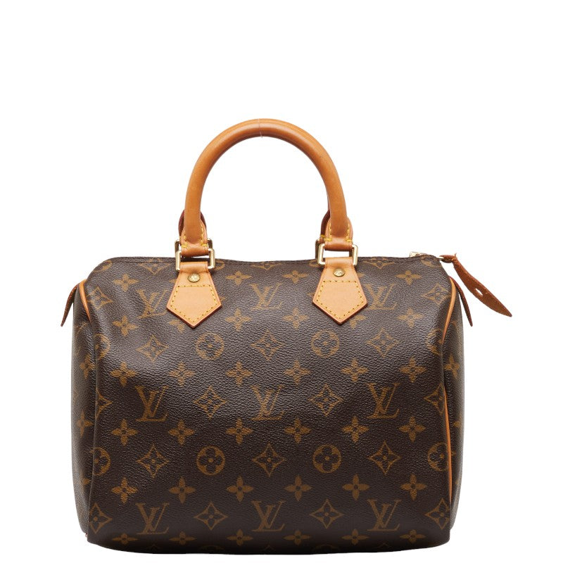 Louis Vuitton Monogram Speedy 25 Mini Boston Bag M41528 Brown PVC Leather  Louis Vuitton