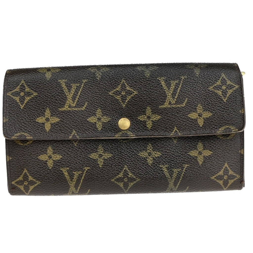 Louis Vuitton Sarah  Canvas Wallet