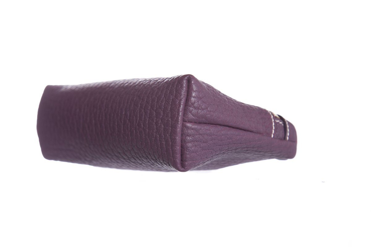 Loro Piana Purple Leather Pouch
