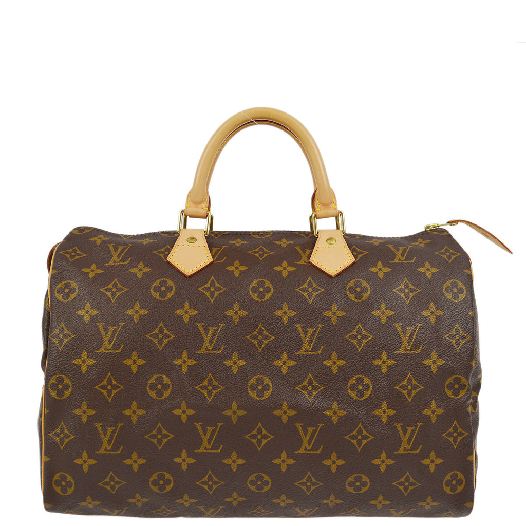 Louis Vuitton 1998 Monogram Speedy 35 Handbag M41524