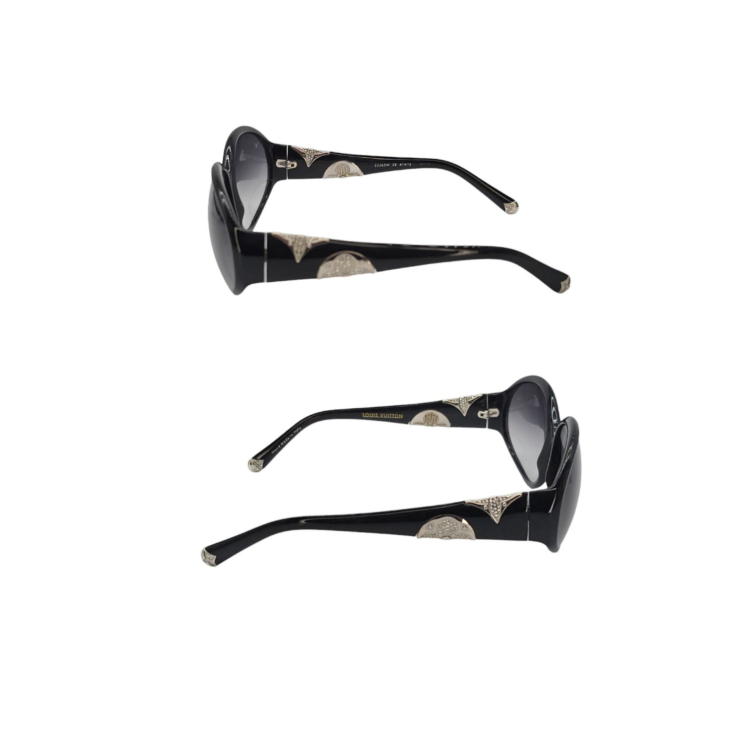 Louis Vuitton Iris PM Rhinestone Oval Sunglasses Z0265W