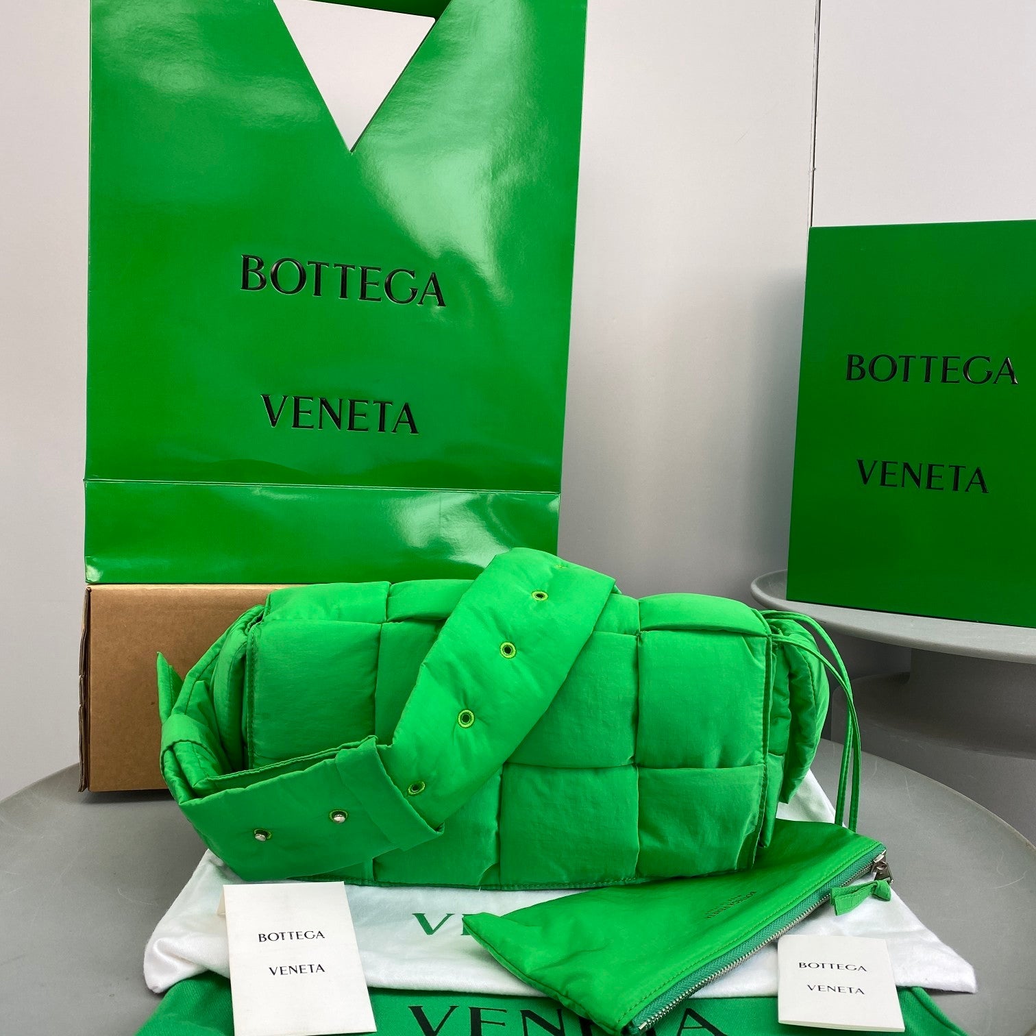 GLAMI Padded Tech Cassette Bag For Women 11.8in/30cm In Green 628951VBO813724