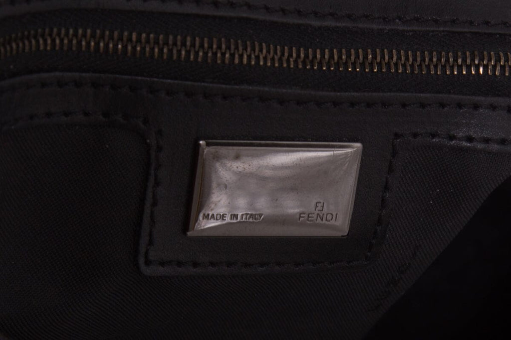 Fendi Black Zucca Handbag