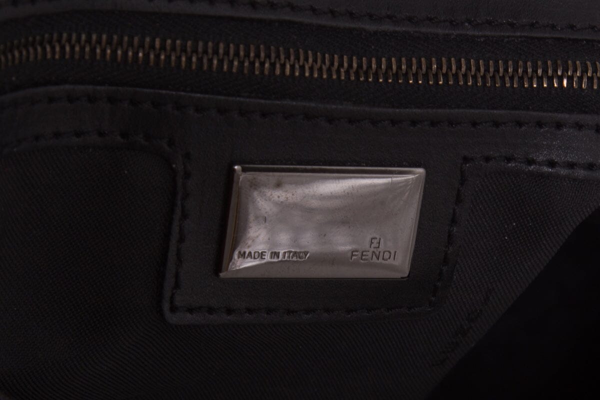 Fendi Black Zucca Handbag
