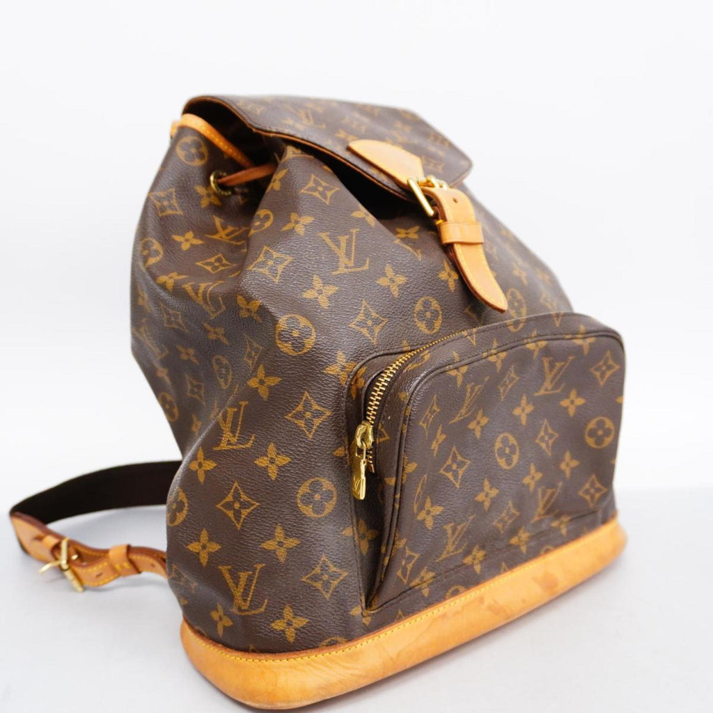 Louis Vuitton Montsouris Gm  Canvas Backpack Bag ()