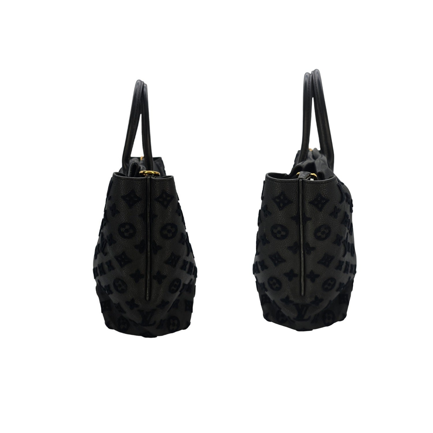 Louis Vuitton Black Veau Cachemire Calfskin W Tote