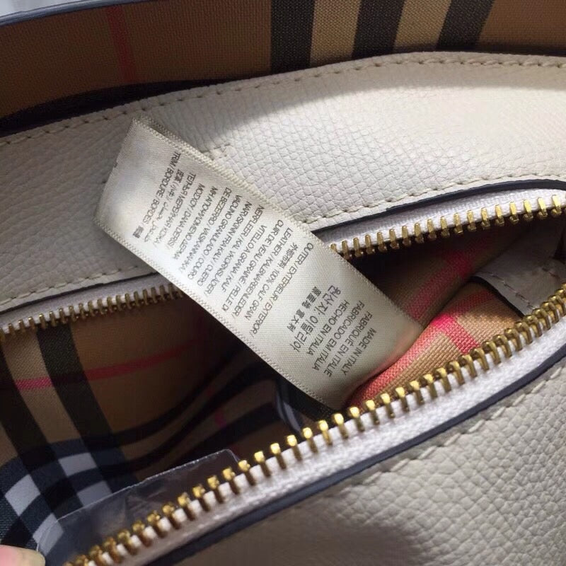GLAMI Small Embossed Crest Tote White For Women, Bags 13.8in/35cm