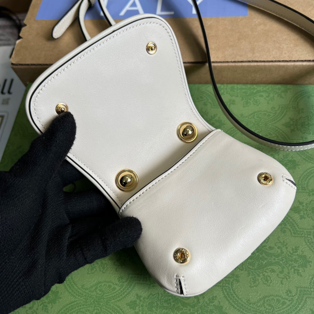 gg Blondie Card Case Wallet White For Women, Women’s Bags 4.5in/12cm gg 698635 UXX0G 9022