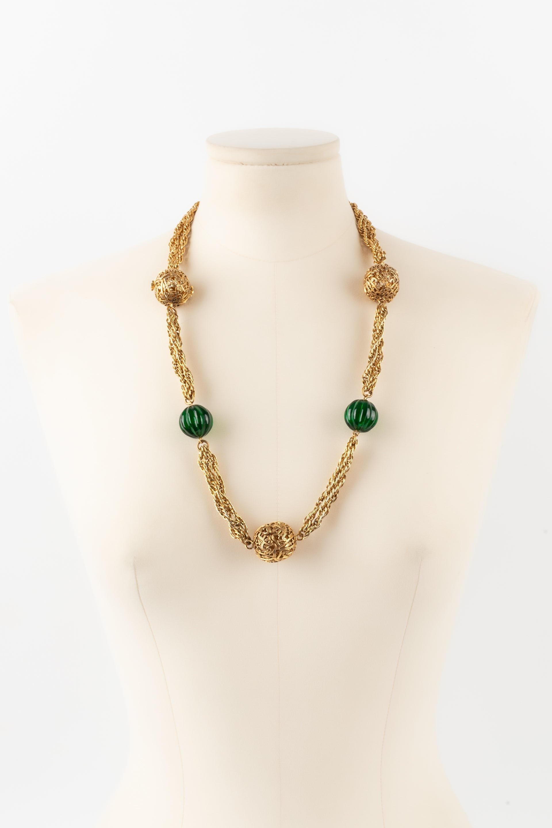 Collier dorÃƒÆ’Ã‚Â© Chanel 1984
