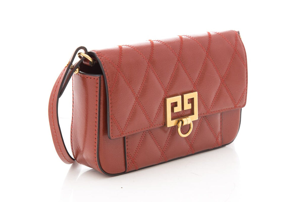 Givenchy Red Quilted Detail Cross-Body
