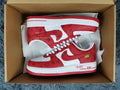 Ã‚Â GLAMI ForGLAMI 1 Low x Louis Vuitton Virgil Abloh ‘White Red’ For Men LD 0242