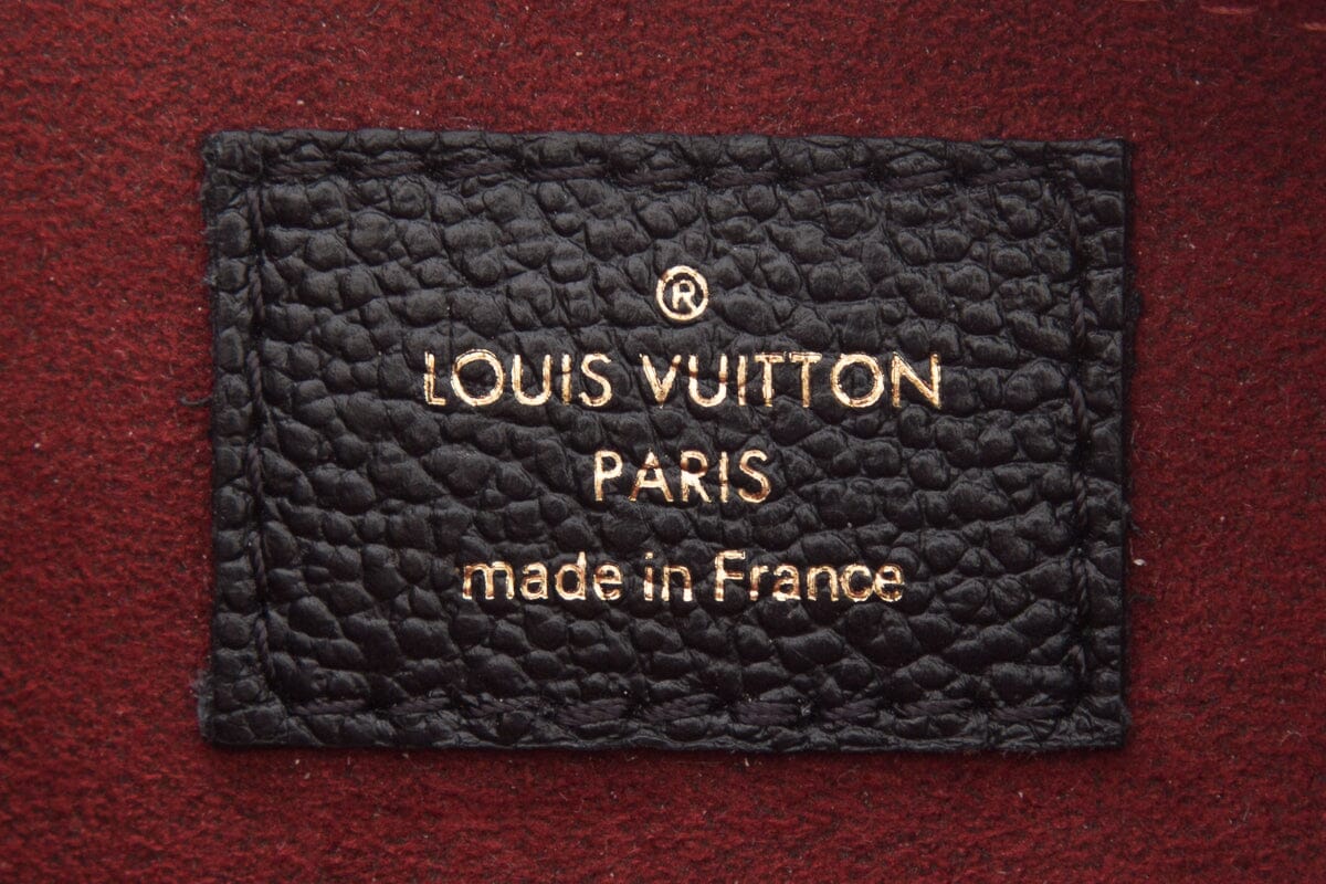 Louis Vuitton Multi Pochette Empreinte Black Leather Handbag