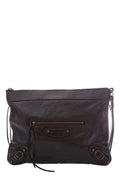 Balenciaga Black City Bag Wristlet