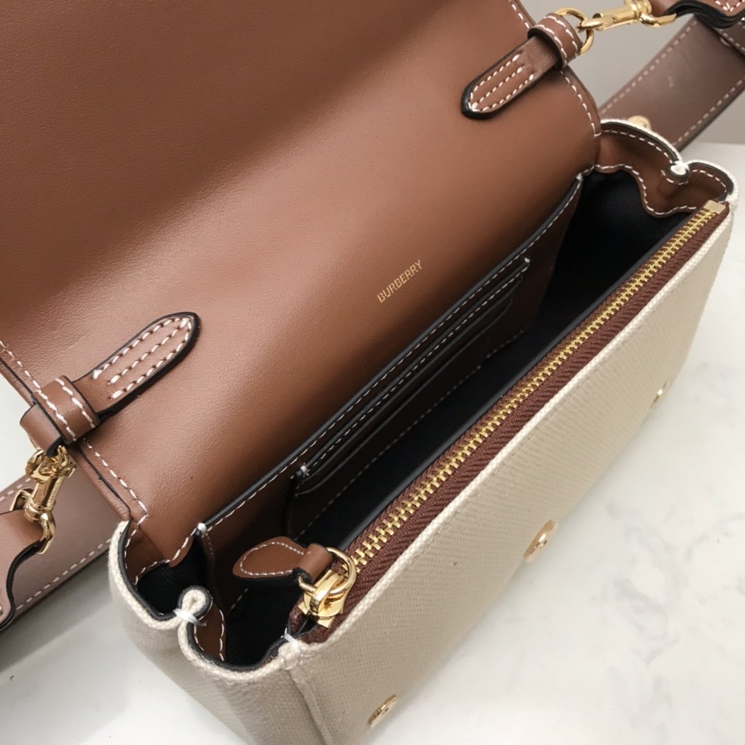 GLAMI Horseferry Print Cotton Canvas Small Crossbody Bag For Women, Bags 7.1in/18cm 80518441