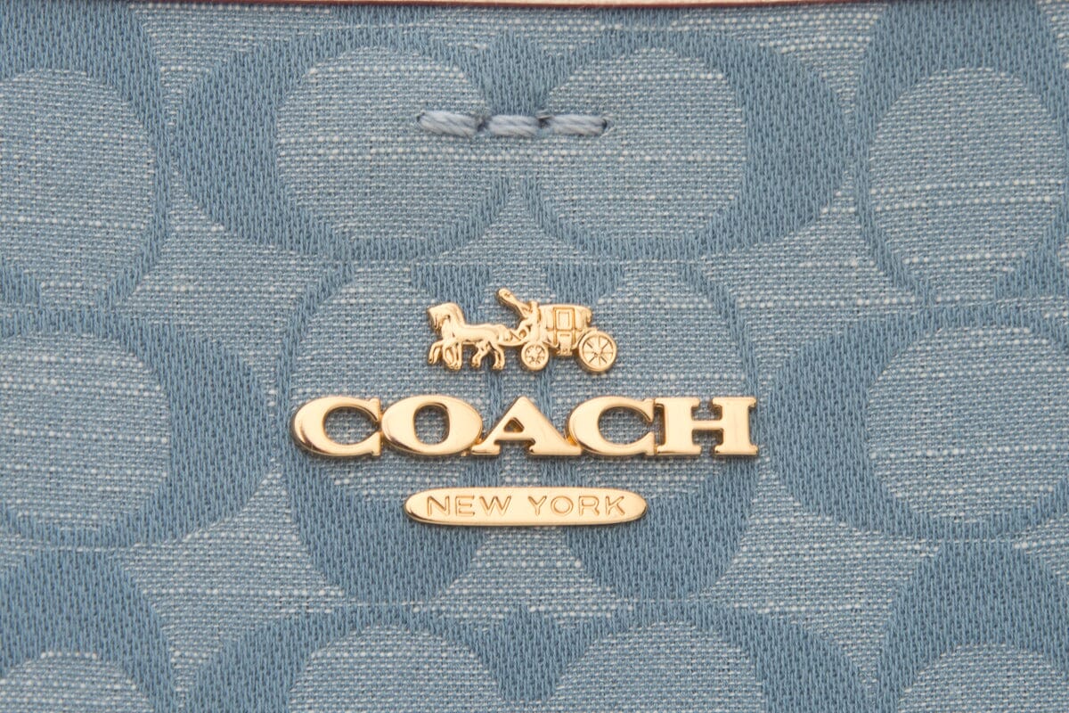 Coach Blue Mollie Bucket Bag