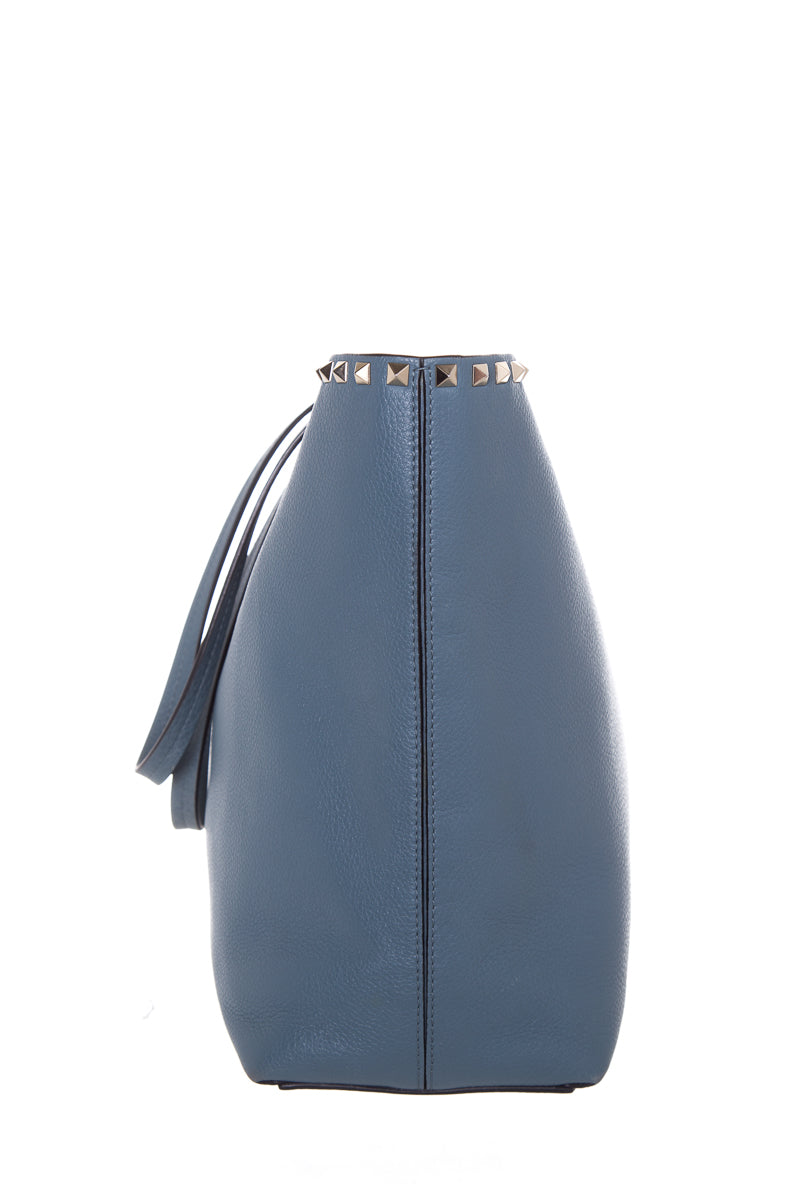 Valentino Blue Leather Tote