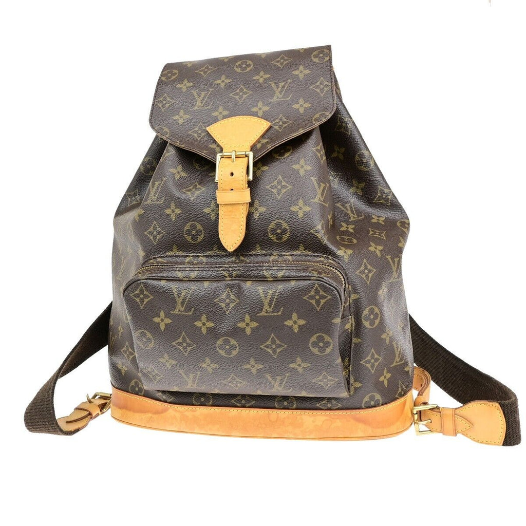 Louis Vuitton Montsouris  Canvas Backpack Bag