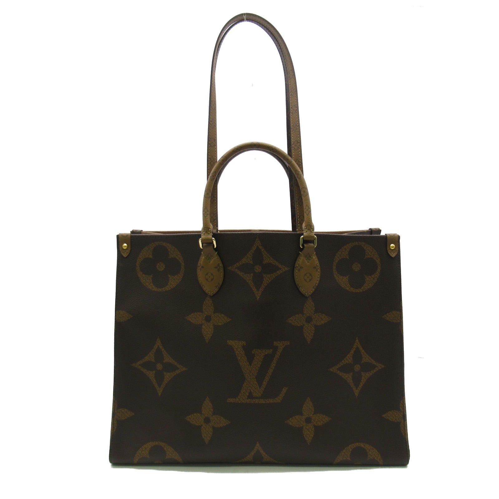 Louis Vuitton On The Go GM 2w Shoulder Bag Canvas Monogram Reversee  Brown M45320
