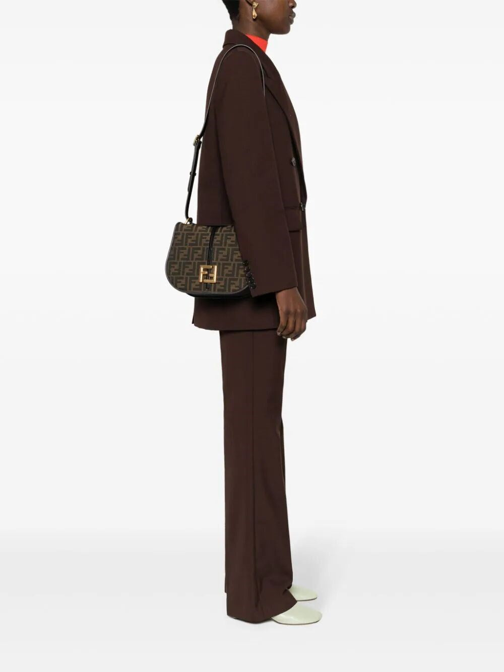 Fendi Women CÃƒÂ¢Ã¢â€šÂ¬Ã¢â€žÂ¢Mon Medium Ff Satchel Bag